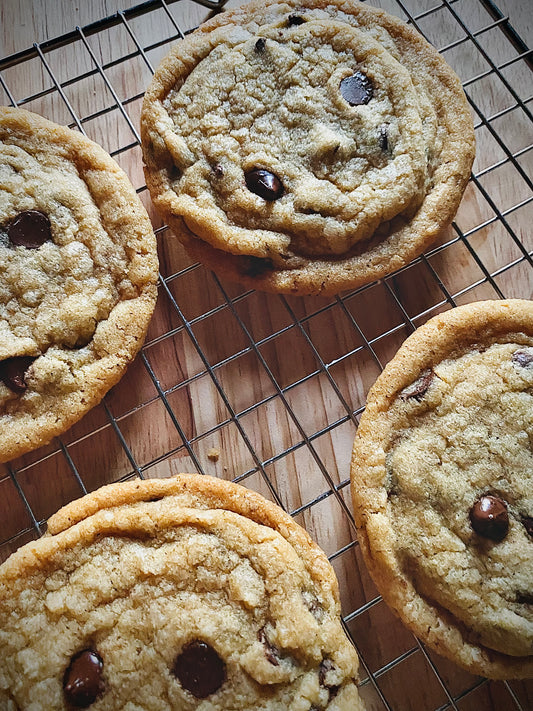 Brown butter chocolate chip cookies