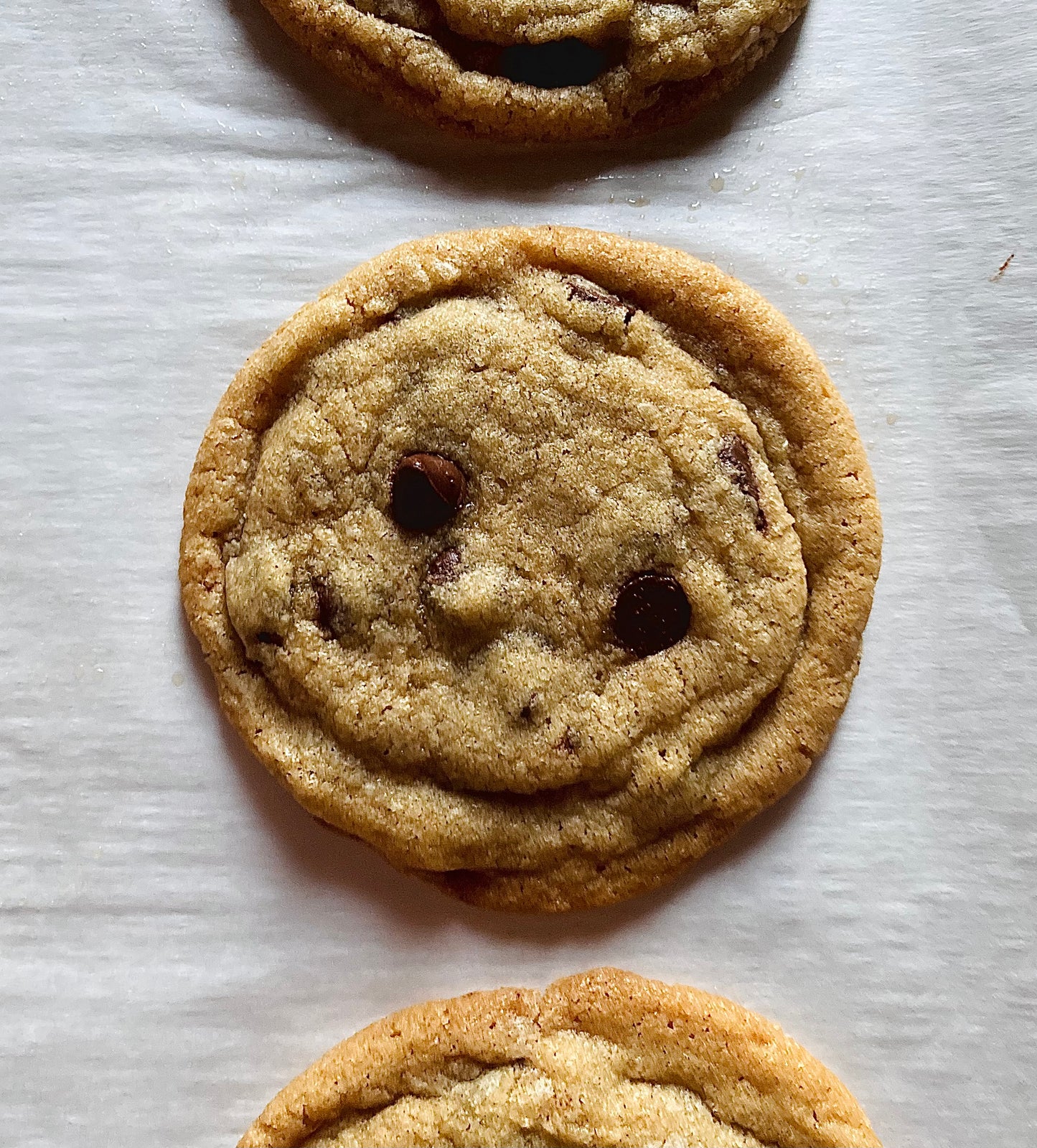 Brown butter chocolate chip cookies