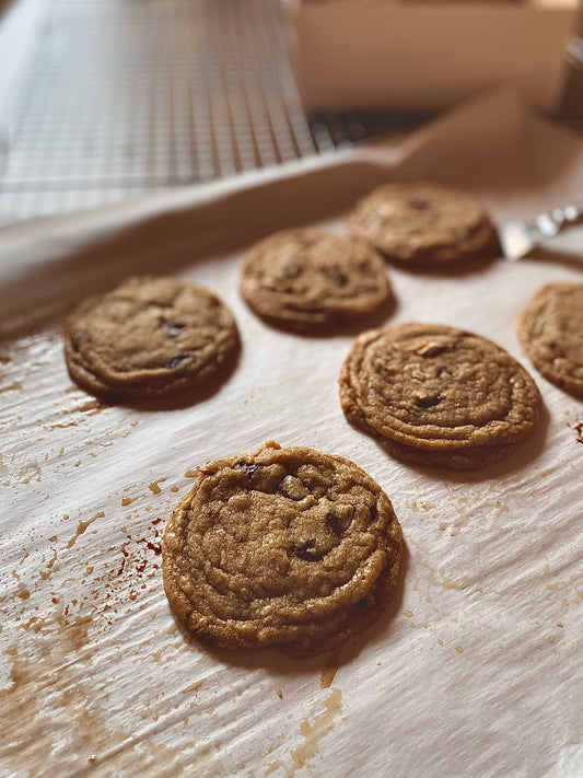 Brown butter chocolate chip cookies
