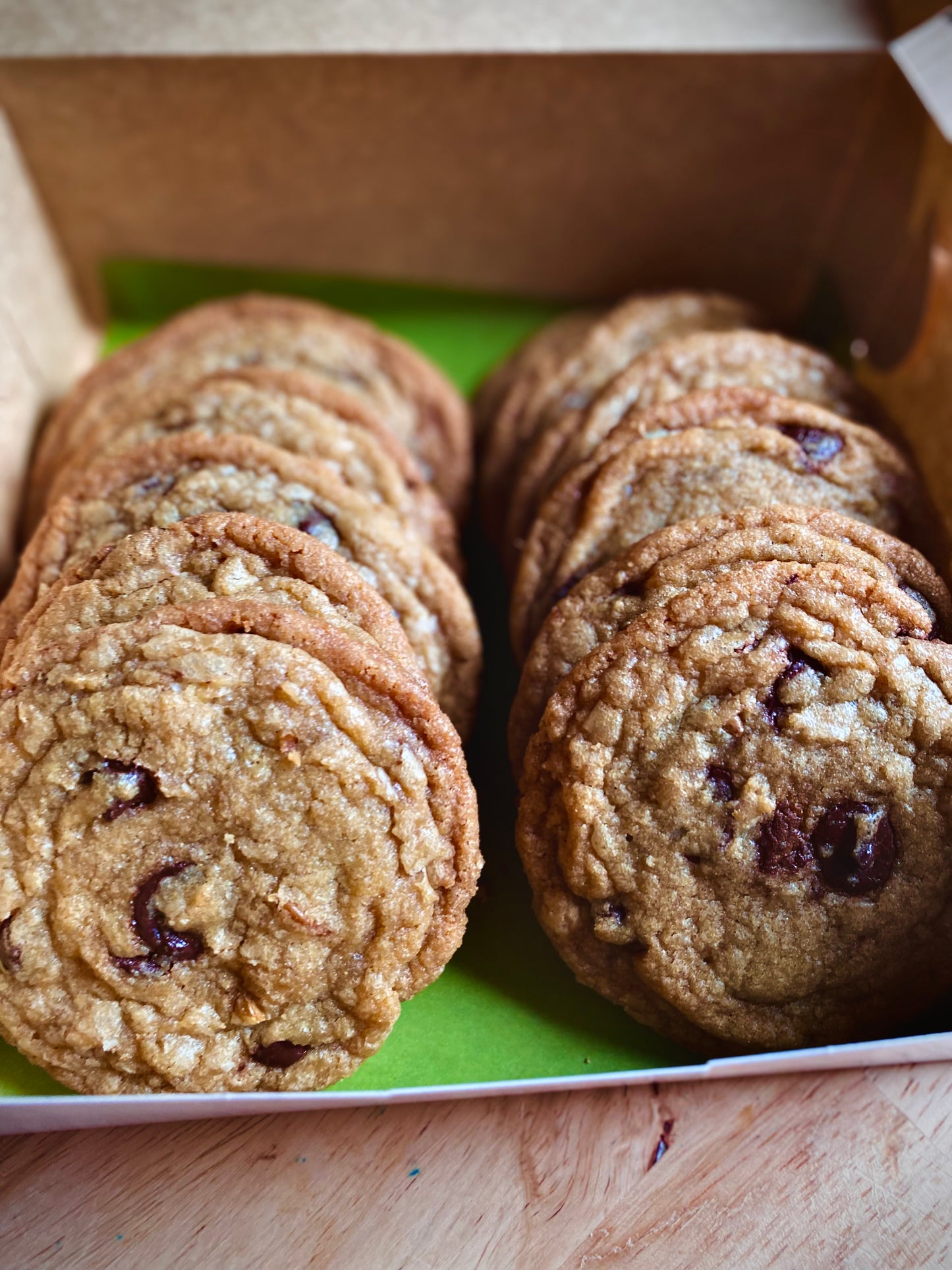 Brown butter chocolate chip cookies